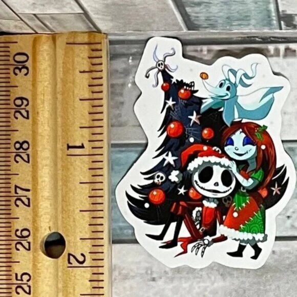 🌀10/$10🌀 Nightmare Before Christmas Waterproof Vinyl Sticker Decal - Picture 1 of 2